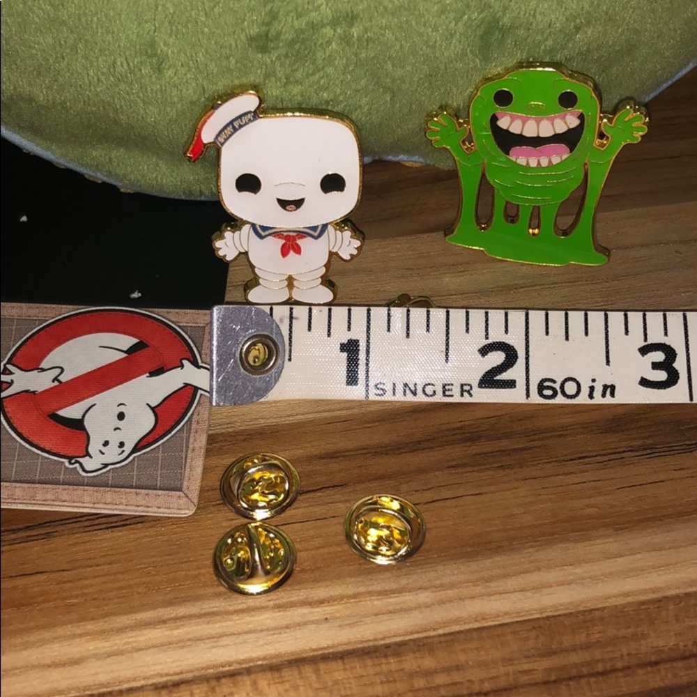 Ghostbusters stick pins 2 a pair